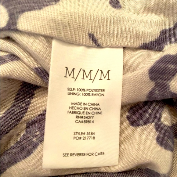 CABI Flirt Mini Skirt Cornflower Floral - Picture 13 of 14